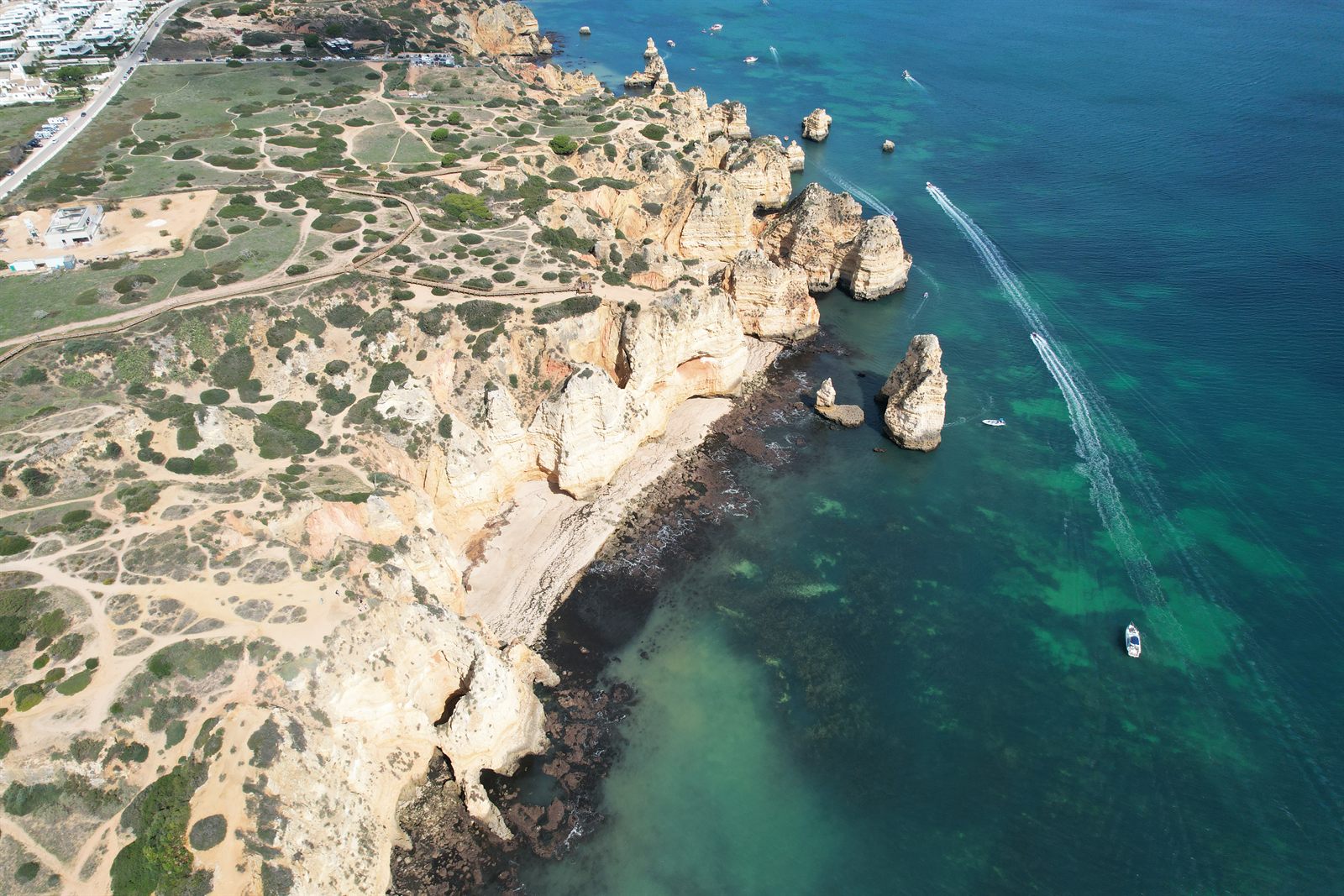 Paisagem da costa de Lagos